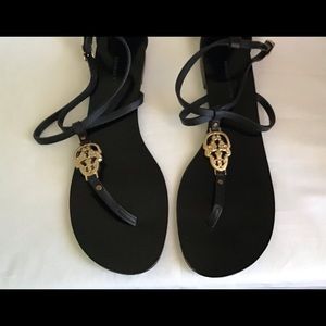 Thomas wylde gold skull sandals